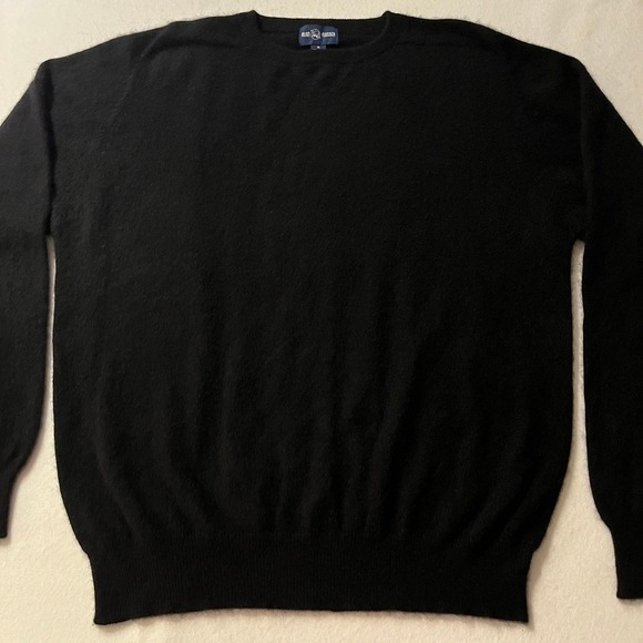 Alan Flusser Other - Vintage Y2K Alan Flusser 100% Cashmere Sweater Black Mens XL Soft Luxe